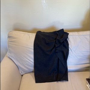 Max Mara wool skirt with ruffle